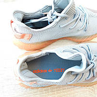 Кросівки жіночі весна літо Adidas Yeezy Boost 350 NEW сірі. Легкі жіночі кроси Адідас Ізі Буст 350, фото 8
