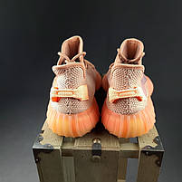 Кросівки жіночі Adidas Yeezy Boost 350 NEW світло-коричневі. Легкі жіночі кроси Адідас Ізі Буст 350, фото 10