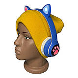Bluetooth навушники дитячі cat ear vzv-23m сині, фото 4