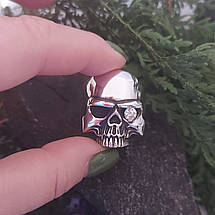 Череп із каменем, череп термінатора, череп пірата, персня кільце, фото 4