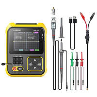 Осциллограф цифровой + тестер транзисторов 2 в 1 FG Fnirsi DSO-TC2 Желтый/Черный портативный с TFT-дисплеем