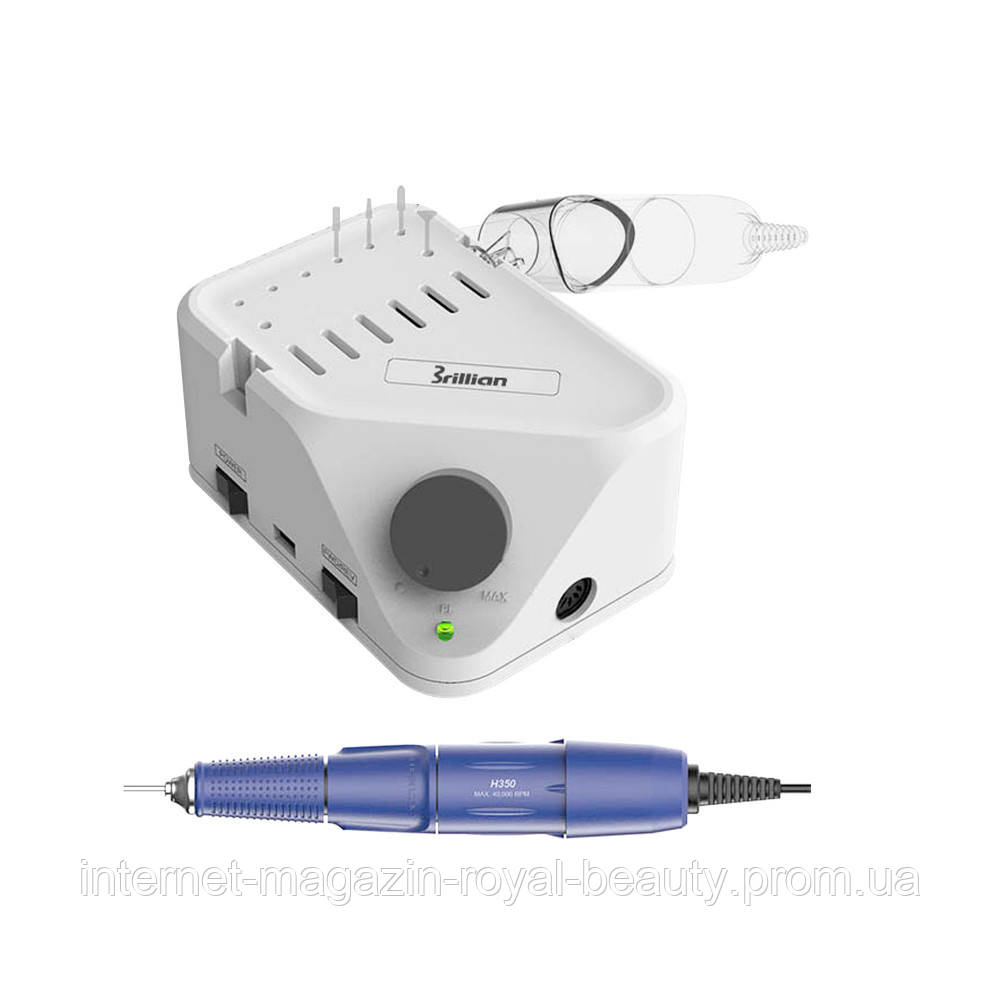 Фрезер Strong Brillian B350/H350 на 40 000 об.з педалью для манікюра та педикюру (Оригинал). Південна Корея