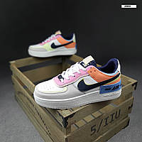 Nike Air Force 1 Shadow Кроссовки женски весна лето цветные. Женская обувь Найк Аир Форс 1 Шедоу разноцветные