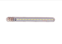USB LED-лампа світильник нічник на 24 світлодіоди 5 V 12 W під Power bank, фото 3