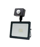 Прожектор THE LIGHT з датчиком руху 10W 800Lm 6500K IP65 TL 4138