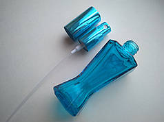 Від 100шт. 35 мл Вінсент бірюзовий флакончик, флакон, пляшка, скляний в комплекті з розпилювачем,спреєм 18/415