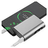 Корпус коробка для POWER BANK 18650 (21700)х2 сірий, фото 3