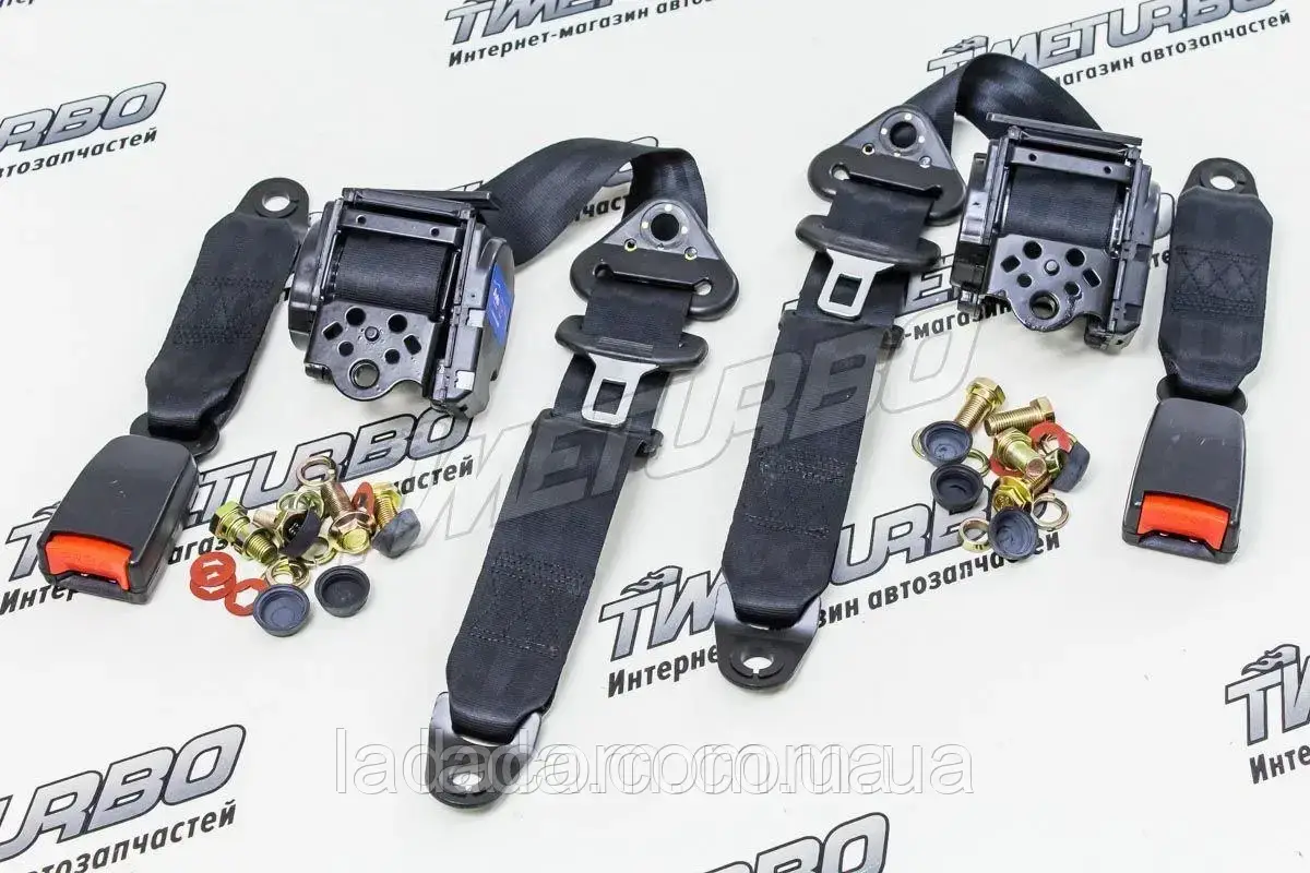 Ремені безпеки задні інерційні ВАЗ 2109, ВАЗ 21099, ВАЗ 2114, ВАЗ 2115