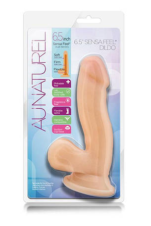 Фалоїмітатор AU NATUREL 6.5INCH SENSA FEEL DILDO, фото 2