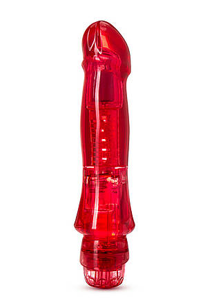 Вібратор гелевий Blush Naturally Yours Can-Can Red, фото 2