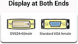Відео перехідник Vention DVI-I 24+5 до VGA Конвертер 1080P для комп'ютера, відеокартита ін. Чорний ECFB0, фото 3