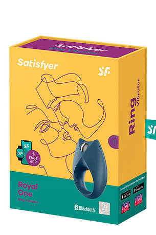 T360109 Ерекційне віброкольцо SATISFYER ROYAL ONE RING VIBRATOR, фото 2