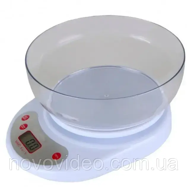 Ваги електронні високоточні з чашою для кухні та домашнього господарстваа до 5 кілограмів