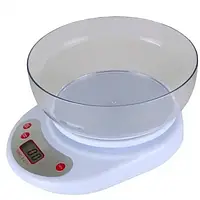 Ваги електронні високоточні з чашою для кухні та домашнього господарстваа до 5 кілограмів