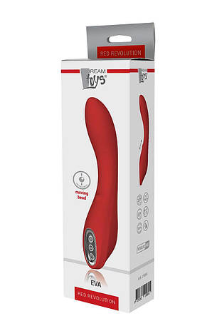 DT21854 Вібратор із рухомою кулькою Dream Toys RED REVOLUTION EVA, фото 2