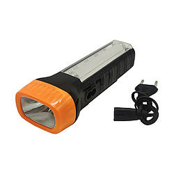 Ліхтарик на акумуляторі Bambi LH-8848 A заряджається від мережі (Чорний), Land of Toys