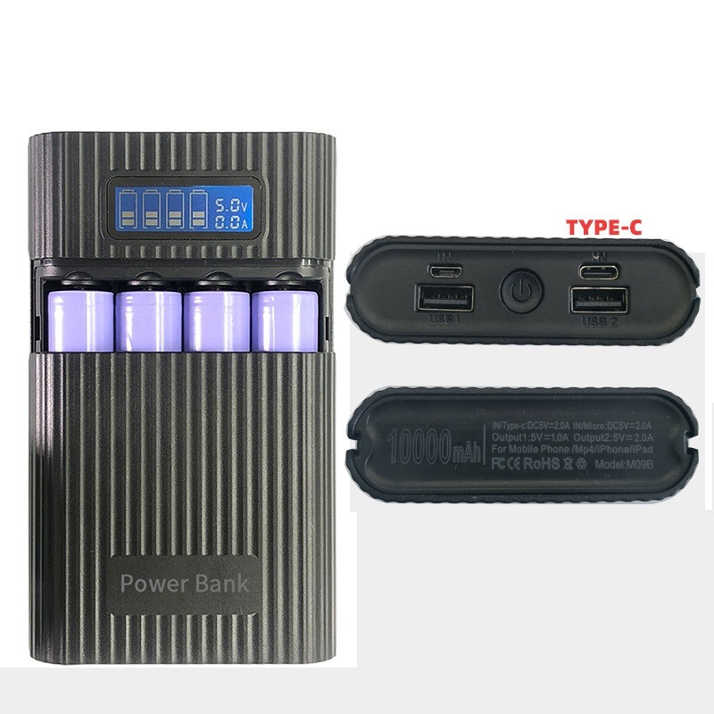 Зарядний пристрій — power bank для 18650, портативний тревел-заряджання