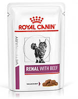 Royal Canin Renal Beef Feline Консервы для кошек при почечной недостаточности с говядиной, 85 грамм