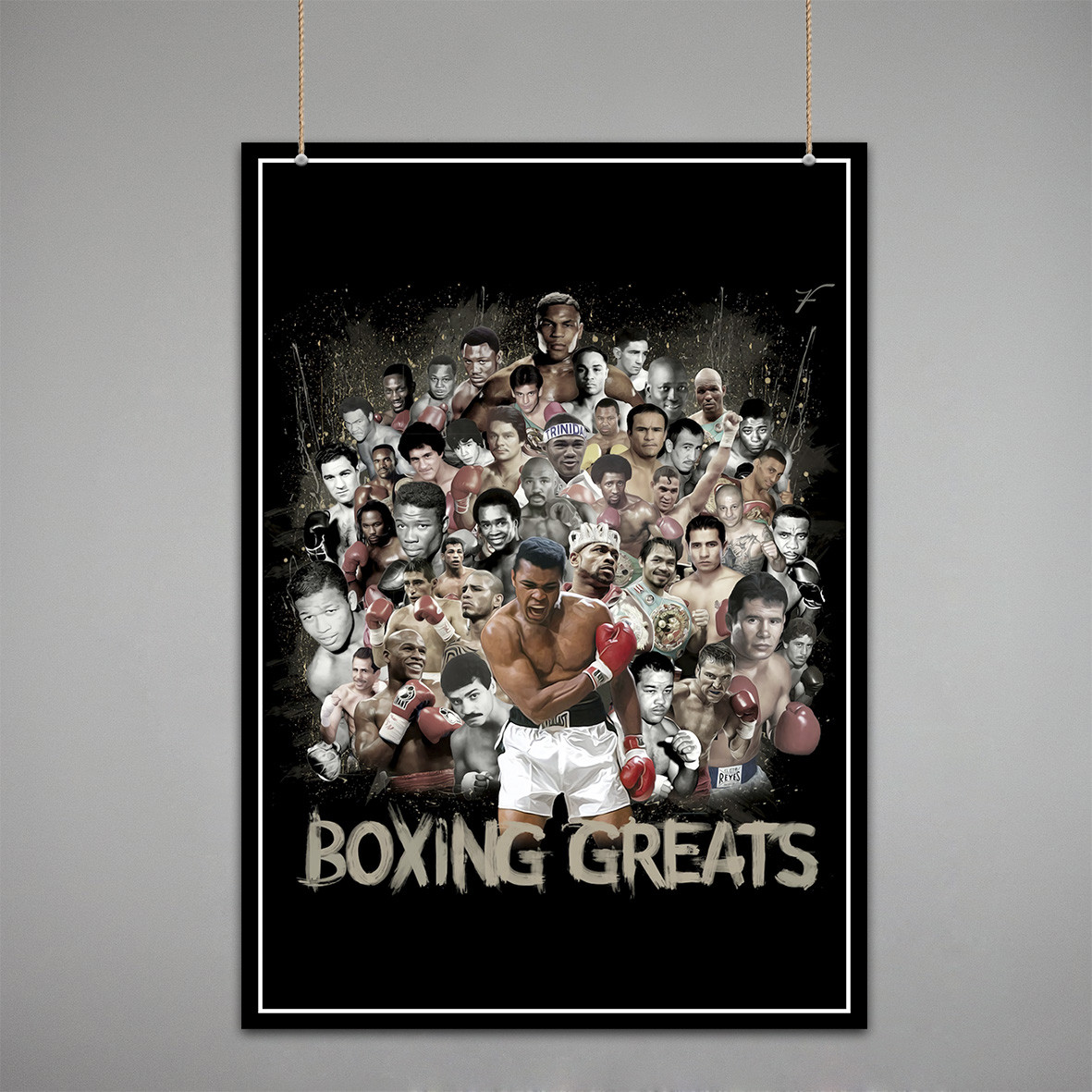Постер бокс: Усі великі світи боксу (Boxing greats)