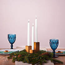 Свічки білі довгі господарські парафінові довготривалого горіння для серверування розмір 178×19 мм 20 шт, фото 3