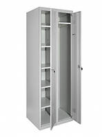 Шкаф хозяйственный металлический LEVMETAL ШГМ 6/40/2 (180х80х50)