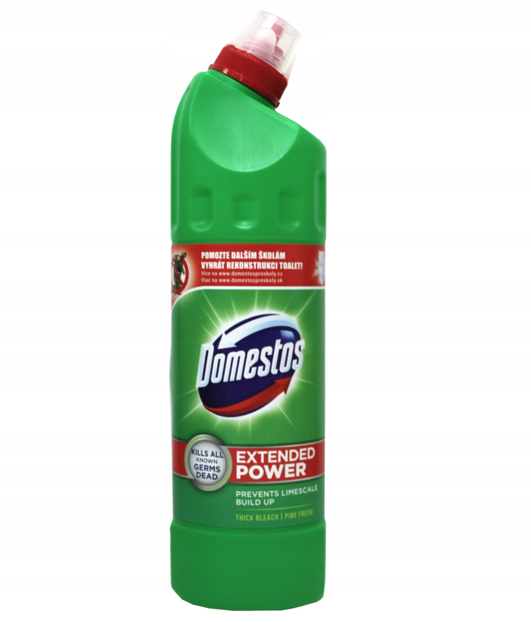 Гель для чищення унітазу Domestos Хвойна Свіжість (Зелений) 750 мл, фото 1
