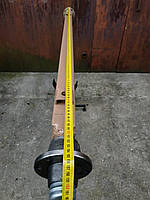 Балка для причепа квадратна, посилена (товщина 6 мм) з маточинами шплинтованными АТВ-155 (01Р)