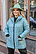 Жіноча тепла куртка великі 48,52,56,60, фото 5