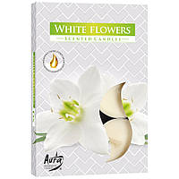 Ароматические свечи-таблетки BISPOL p15-179 "Белые цветы"