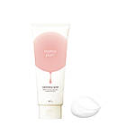 Momo puri пінка для вмивання і зняття макіяжу з керамідами персика, молочнокислими бактеріями, ретинолом, 150 г, фото 3