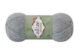 Alize Alpapa Royal New, Сірий меланж No21