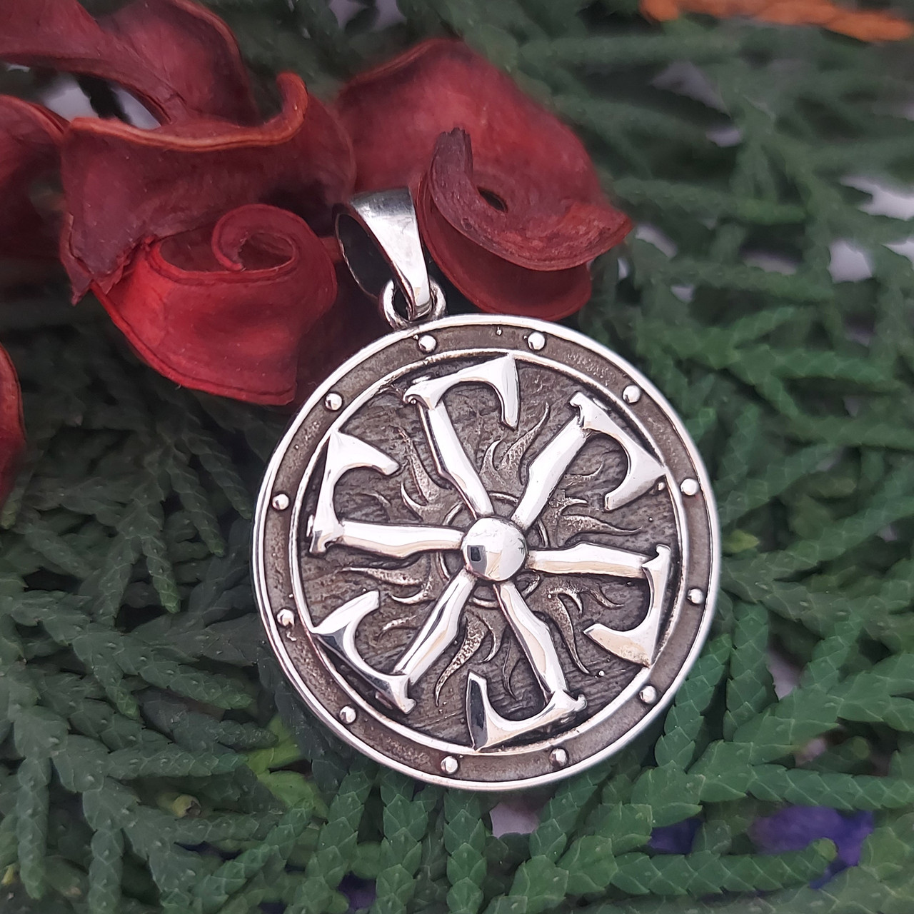 Грозовик, Коловрат на щиті, кулон, амулет, талісман