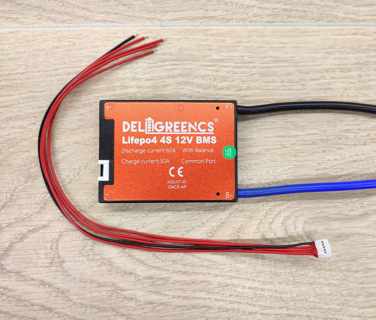 BMS контролер LiFePO4 4S 12 вольтів 60 А