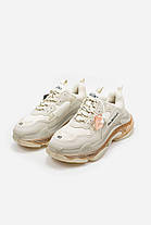 Жіночі Кросівки Balenciaga Triple S Clear Sole Beige / Баленсіага Тріпл С Клір Соул Бежеві, фото 5