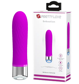 Вібромасажер серії Pretty Love Sebastian Purple 12 режимів вібрації