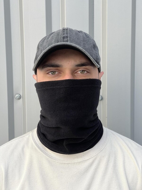 Хомут на шию від бренду Intruder однотонний чорний, фото 1