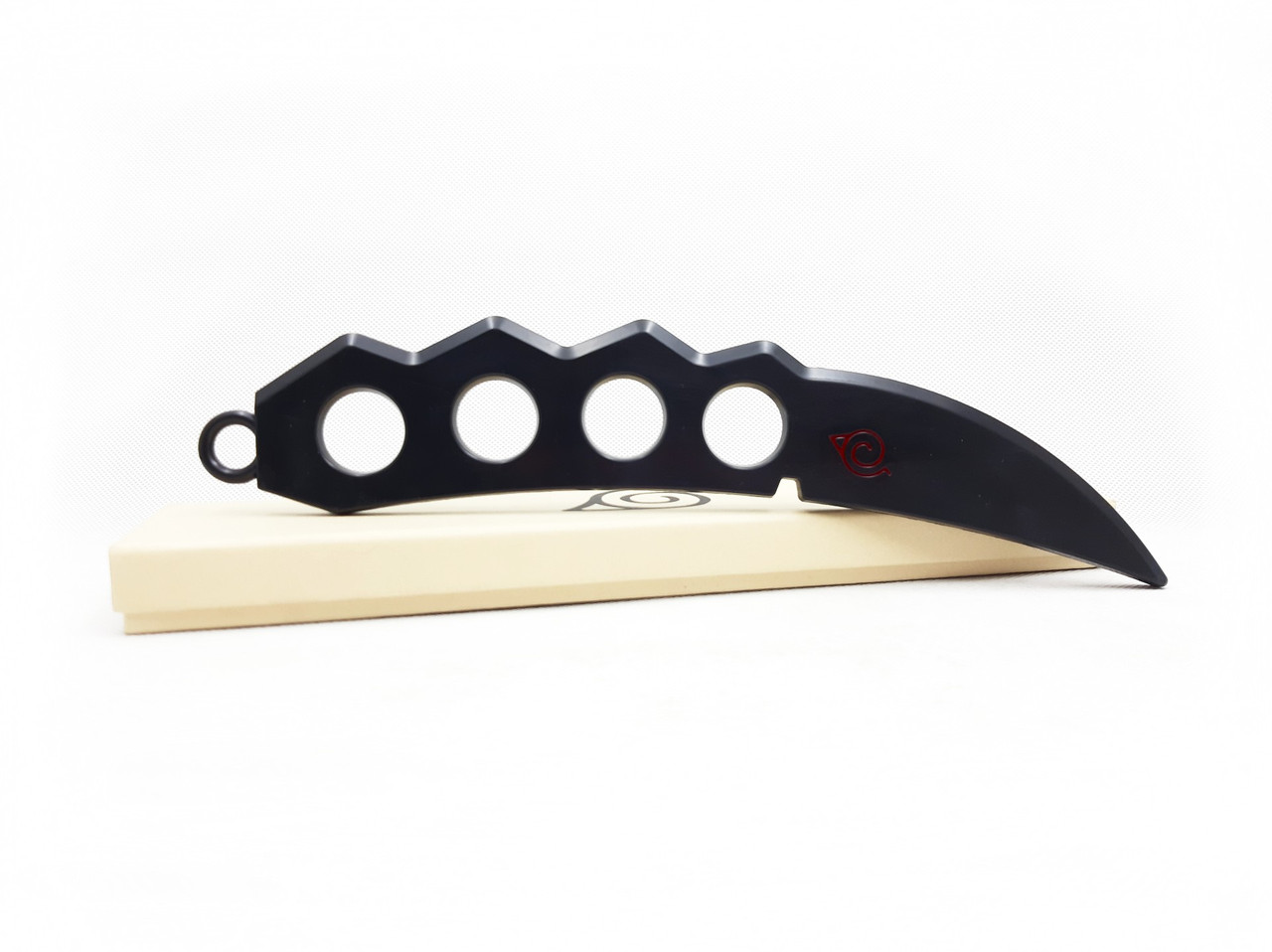 Кінжал 26 см кунай клинок чакри Асума з аніме Наруто + підставка — Kunai, Naruto, Cosplay