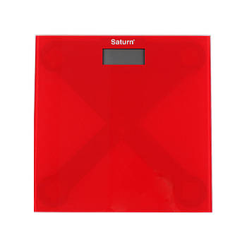 Ваги підлогові SATURN-ST-PS0294 Red