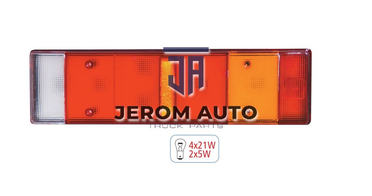 Ліхтар задній 7сек. лівий з кабелем LED підсвіткою номера / YP-83L / YÜCEPLAST, фото 1