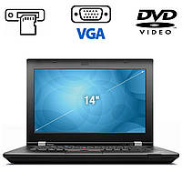 Ноутбук Lenovo L430/14''/Core i5-3230M 2 ядра 2.6GHz/4GB DDR3 / 320 GB HDD / nVidia NVS 5400M 1GB / DVD-ROM