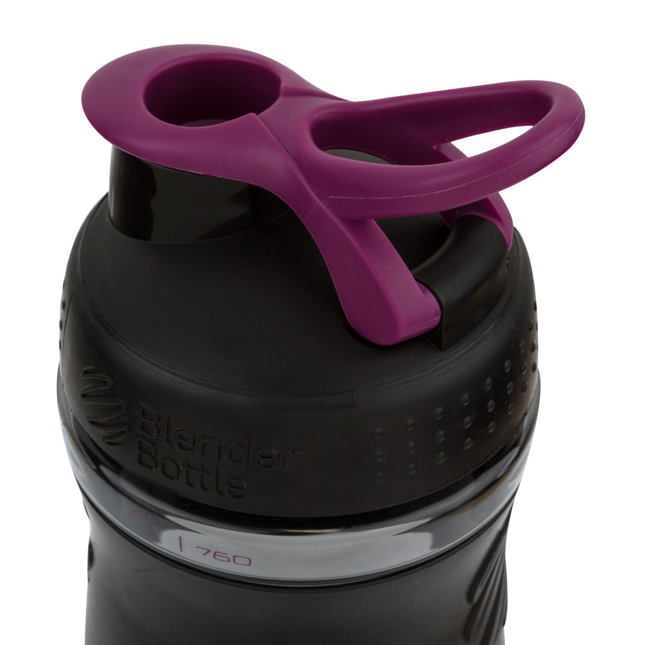 Спортивная бутылка-шейкер BlenderBottle SportMixer 28oz/820ml Black/Plum (ORIGINAL) "Gr" - фото 3 - id-p1712269442