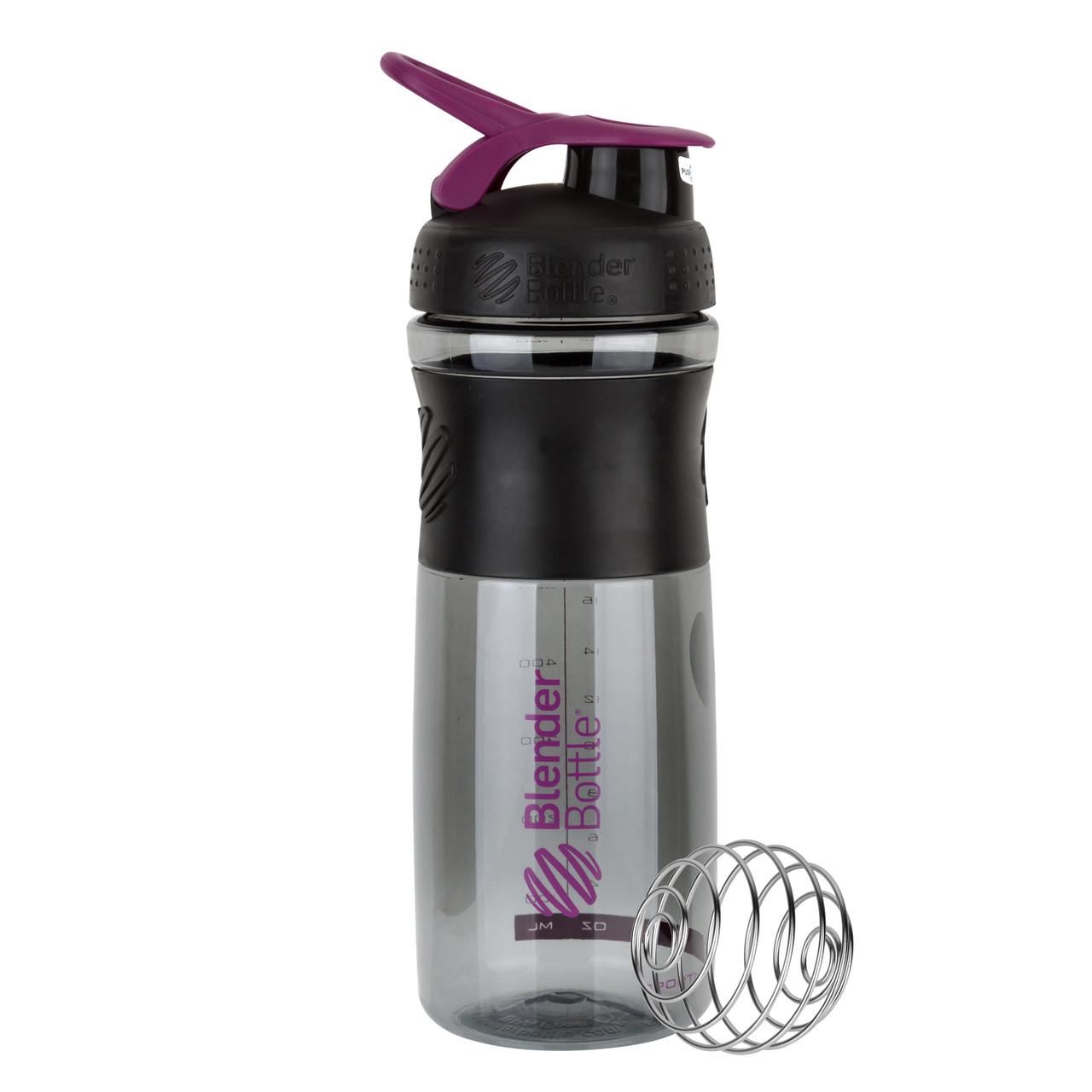 Спортивная бутылка-шейкер BlenderBottle SportMixer 28oz/820ml Black/Plum (ORIGINAL) "Gr" - фото 6 - id-p1712269442