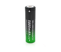 Аккумулятор 18650 Li-Ion GTL, 5800mAh, 1.0A, 4.2/3.7/2.5V, Green