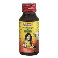 Масло для волос Махабрингарадж 100 мл (Mahabhringraj Oil)- антисептическое, укрепляющее нервы, тоник для волос