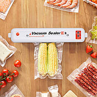 Вакууматор вакуумний пакувальник Vacuum Sealer White-Orange