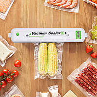 Вакууматор вакуумний пакувальник Vacuum Sealer White-Green