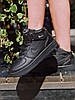 Кросівки зимові жіночі Nike Air Force 1 Winter High Black Високі Найк Аір Форс чорні шкіряні з хутром 36,37,38 розміри, фото 5