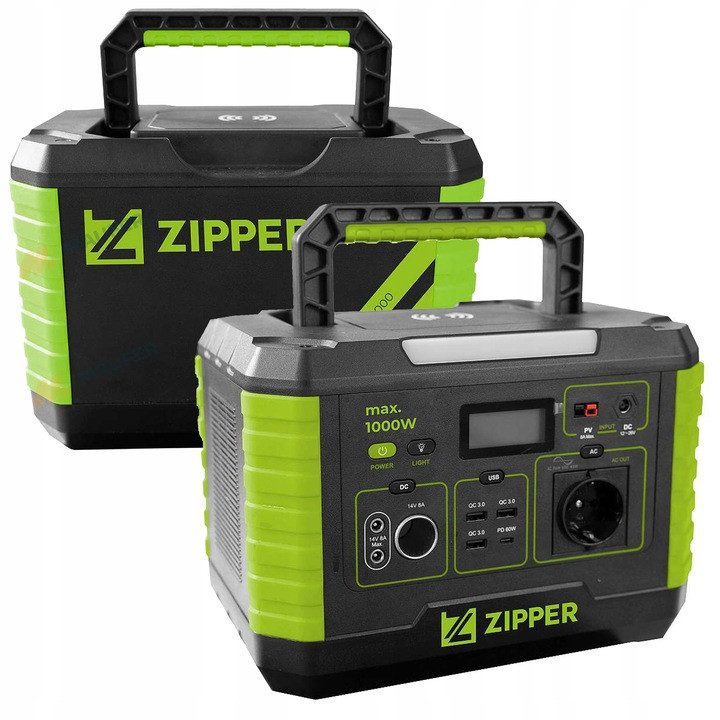 Портативная зарядная станция Zipper ZI-PS1000 - фото 4 - id-p1712279953