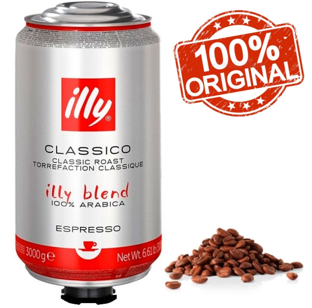 ОРИГІНАЛ! Кава в зернах illy Espresso Medium Classico 3кг ж/б Італія (Illy classico 3kg, illy espresso classico 3кг), АКЦІЯ