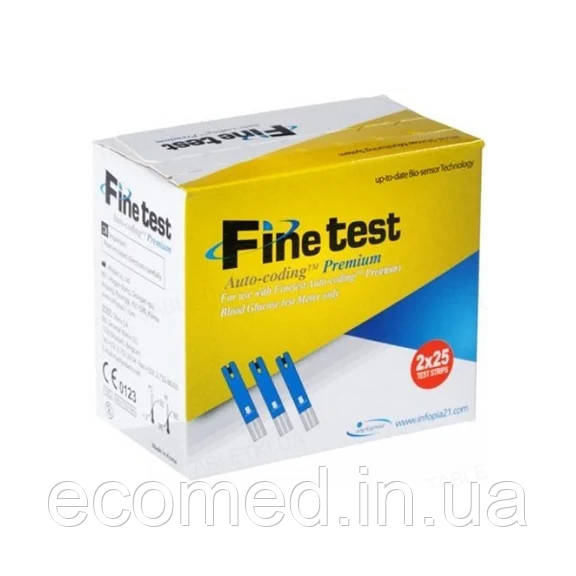 Тест-смужки “Файнтест” Finetest 25 шт, фото 1